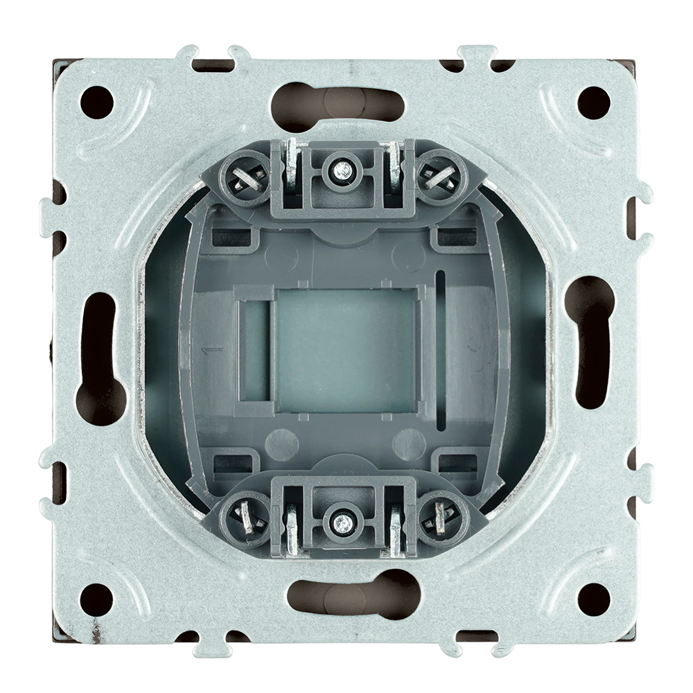 Заглушка (механизм), STEKKER, серия Эмили, RST00-5116-09, антрацит, soft touch от компании Stekker