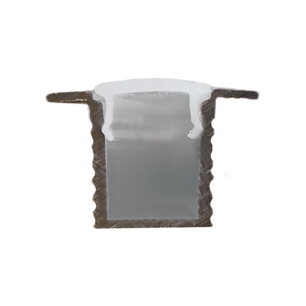 Купить Профиль алюминиевый встраиваемый 9х12мм, серебро, 2м  CAB242 (в комплекте с матовым экраном, 2 заглушками, 4 крепежами) FERON по цене производителя в официальном интернет-магазине shop.feron.ru