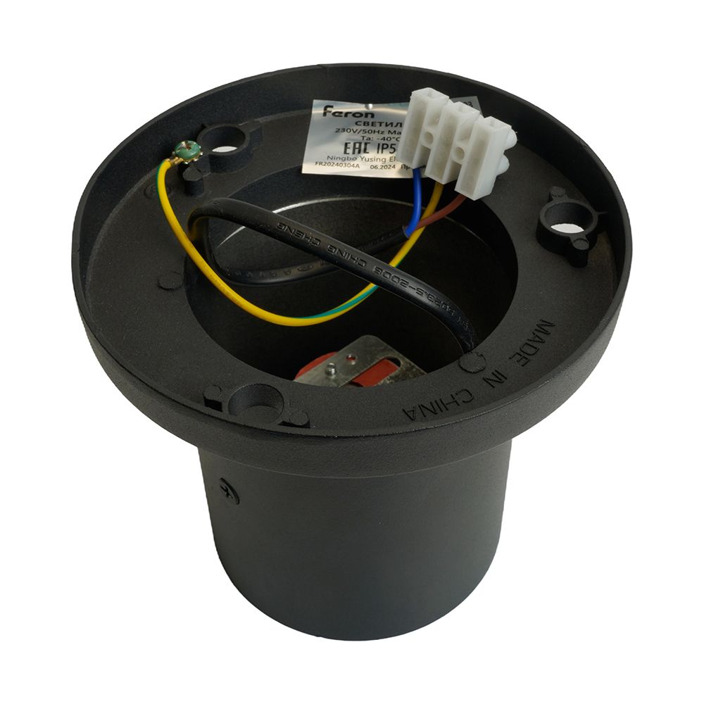 Светильник садово-парковый Feron DH1303, столб,  E27 230V, черный от компании Ферон по цене 