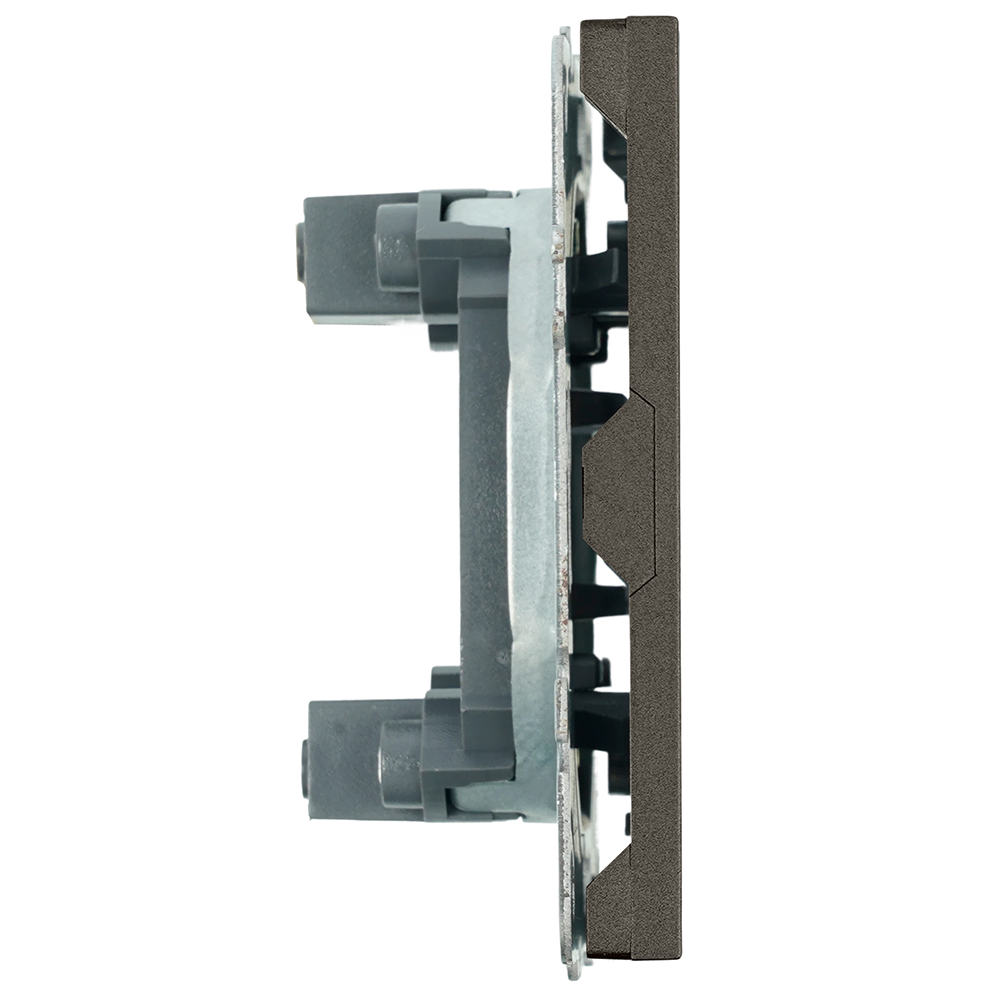 Заглушка (механизм), STEKKER, серия Эмили, RST00-5116-09, антрацит, soft touch от компании Stekker