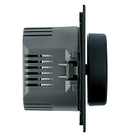 Выключатель диммирующий (механизм), STEKKER, 250В, 1200W, серия Мия, RSW10-3106-05, черный бархат 50568