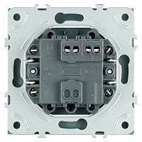 Выключатель 1-клавишный (механизм), STEKKER, 250В, 10А, серия Эмили, RSW10-5103-09, антрацит, soft touch 49917