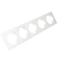 Рамка STEKKER, PFR00-7004-01 4-местная, пластик, серия Катрин, белый 39795 Рамка STEKKER, PFR00-7004-01 4-местная, пластик, серия Катрин, белый 39795