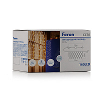 Светодиодная гирлянда Feron CL70 сеть 1,5х1,5м + 1.5м 230V 5000К, c питанием от сети, прозрачный шнур Светодиодная гирлянда Feron CL70 сеть 1,5х1,5м + 1.5м 230V 5000К, c питанием от сети, прозрачный шнур