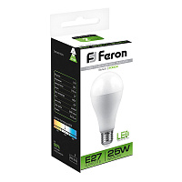 Лампа светодиодная Feron LB-100 Шар E27 25W 175-265V 4000K 25791 Лампа светодиодная Feron LB-100 Шар E27 25W 175-265V 4000K 25791
