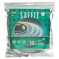 Лента светодиодная  SST02 SAFFIT 120SMD(2835)/м 9.6Вт/м 12V 5000*8*1.22мм 6500К, IP20 Артикул 55242 Лента светодиодная  SST02 SAFFIT 120SMD(2835)/м 9.6Вт/м 12V 5000*8*1.22мм 6500К, IP20 Артикул 55242