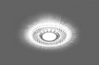 Светильник встраиваемый с белой LED подсветкой Feron CD970 потолочный MR16 G5.3 прозрачный Светильник встраиваемый с белой LED подсветкой Feron CD970 потолочный MR16 G5.3 прозрачный