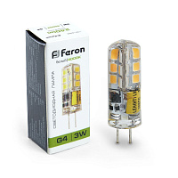 Лампа светодиодная Feron LB-422 G4 3W 12V  4000K 25532 Лампа светодиодная Feron LB-422 G4 3W 12V  4000K 25532
