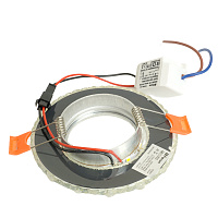 Светильник встраиваемый с LED подсветкой Feron CD941 потолочный MR16 G5.3 прозрачный Светильник встраиваемый с LED подсветкой Feron CD941 потолочный MR16 G5.3 прозрачный