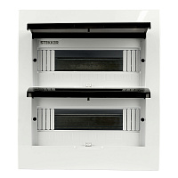 Бокс встраиваемый STEKKER EBX50-4/24-50 24 модуля, пластик, серия ArcaLight 50515