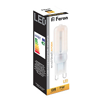 Лампа светодиодная Feron LB-431 G9 7W 230V 2700K 25755 Лампа светодиодная Feron LB-431 G9 7W 230V 2700K 25755