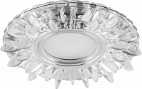 Светильник встраиваемый с белой LED подсветкой Feron CD911 потолочный MR16 G5.3 прозрачный Светильник встраиваемый с белой LED подсветкой Feron CD911 потолочный MR16 G5.3 прозрачный