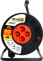 Удлинитель на катушке Stekker STD03-20-50 Standart 4-местный с/з ПВС 3*1,5, оранжевый, 16А, IP20,50м (40174) 50185 Удлинитель на катушке Stekker STD03-20-50 Standart 4-местный с/з ПВС 3*1,5, оранжевый, 16А, IP20,50м (40174) 50185