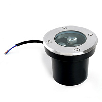 Светодиодный светильник тротуарный (грунтовый) Feron SP2801, 3W, AC/DC12-24V, низковольтный, 4000К, черный,100*H80mm, вн.диаметр: 70mm, IP67  48345 Светодиодный светильник тротуарный (грунтовый) Feron SP2801, 3W, AC/DC12-24V, низковольтный, 4000К, черный,100*H80mm, вн.диаметр: 70mm, IP67  48345