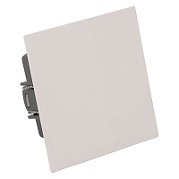 Выключатель 1-клавишный (механизм), STEKKER, 250В, 10А, серия Мия, RSW10-3103-08, пудровый жемчуг 50472