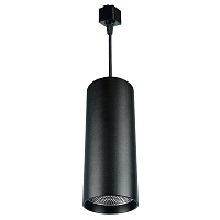 Светодиодный светильник Feron AL115 на подвесе 15W 4000K черный 80*200 Артикул 41900