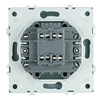 Переключатель перекрестный 1-клавишный (механизм), STEKKER, 250В, 10А, серия Эмили, RSW10-5110-09, антрацит, soft touch 49923