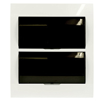 Бокс встраиваемый STEKKER EBX50-4/24-50 24 модуля, пластик, серия ArcaLight 50515