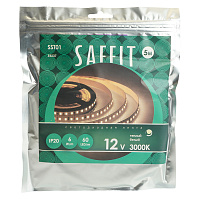 Лента светодиодная SST01 SAFFIT 60SMD(2835)/m 6Вт/м 12V 5000*8*1.22мм 3000K, IP20 Артикул 55237 Лента светодиодная SST01 SAFFIT 60SMD(2835)/m 6Вт/м 12V 5000*8*1.22мм 3000K, IP20 Артикул 55237