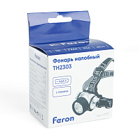 Фонарь налобный FERON TH2303 на батарейках 3*AAA, 1W 7LEDs IP44 пластик 41707 Фонарь налобный FERON TH2303 на батарейках 3*AAA, 1W 7LEDs IP44 пластик 41707