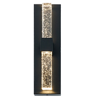 Светильник уличный светодиодный Feron DH2202 Катар 10W, 90*43*360мм, 3000К, черный (на стену вверх/вниз) 53094