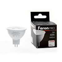 Лампа светодиодная Feron.PRO LB-1607 G5.3 7W 175-265V 4000K 38186 Лампа светодиодная Feron.PRO LB-1607 G5.3 7W 175-265V 4000K 38186