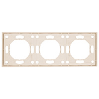 Рамка STEKKER, PFR00-5003-08 3-местная, серия Эмили, кашемир, soft touch 49912