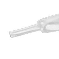 Термоусадочная трубка клеевая STEKKER HSTG-1274-100TR, длина 100 см., коэф. усадки 3:1, прозрачный  39762