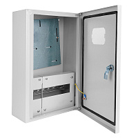 Шкаф учетно-распределительный навесной ЩУРн-3/12 STEKKER EBX60-3/3/12.1-54  IP54 (500*300*155) сталь, серия ArcaMetal 50708