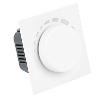 Выключатель диммирующий (механизм), STEKKER, 250В, 1200W, серия Мия, RSW10-3106-01, белая магнолия 50566