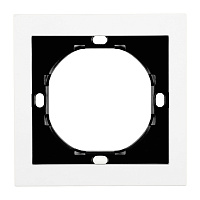 Рамка 1-местная, STEKKER, серия Мия, PFR00-3001-01, белая магнолия 50456