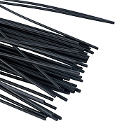 HST-420-100 BK Термоусадочная трубка 4,0/2,0 STEKKER, длина 100 см., усадка 2:1, черный  39729