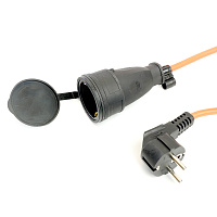 Удлинитель на пластиковой катушке STD04-10-30  1-местный с/з 3*1,5, 30м, 250В, 16А, IP44, Standart (40014) 50175