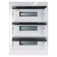 Бокс встраиваемый STEKKER EBX50-4/45-50 45 модулей, пластик, серия ArcaLight 50517