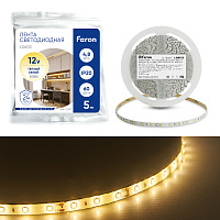 Светодиодная LED лента Feron LS603, 60SMD(2835)/м 4.8Вт/м 12V 5м 3000К Артикул 27597 Светодиодная LED лента Feron LS603, 60SMD(2835)/м 4.8Вт/м 12V 5м 3000К Артикул 27597