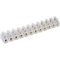 Колодка клеммная винтовая STEKKER, линейка 12 штук, полиэтилен, LD227-6A DIY 39899 Колодка клеммная винтовая STEKKER, линейка 12 штук, полиэтилен, LD227-6A DIY 39899