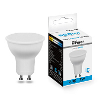 Лампа светодиодная Feron LB-26 GU10 7W 175-265V 6400K 25291 Лампа светодиодная Feron LB-26 GU10 7W 175-265V 6400K 25291