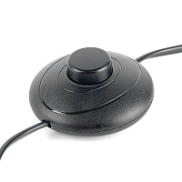 Сетевой шнур (с ножным выключателем) черный, DM106