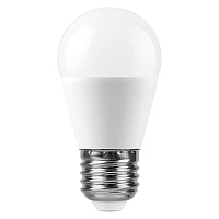 Лампа светодиодная Feron LB-750 Шарик E27 11W 175-265V 6400K 25951 Лампа светодиодная Feron LB-750 Шарик E27 11W 175-265V 6400K 25951