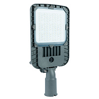 Светодиодный уличный консольный светильник Feron серии TR 100W 5000K AC90-300V, СЕРЫЙ 53025