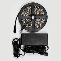 Светодиодная LED лента Feron LS606, 60SMD(5050)/m 14.4W/m 12V 3m RGB с адаптером с вилкой, контроллером с пультом в комплекте Артикул 27722 Светодиодная LED лента Feron LS606, 60SMD(5050)/m 14.4W/m 12V 3m RGB с адаптером с вилкой, контроллером с пультом в комплекте Артикул 27722