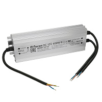 Трансформатор электронный для светодиодной ленты 400W 12V 245*77*41мм  IP67 (драйвер), LB007 FERON Артикул 48743 Трансформатор электронный для светодиодной ленты 400W 12V 245*77*41мм  IP67 (драйвер), LB007 FERON Артикул 48743