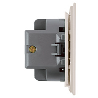 Выключатель 1-клавишный (механизм), STEKKER, 250В, 10А, серия Мия, RSW10-3103-08, пудровый жемчуг 50472