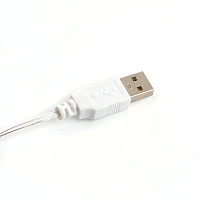 Гирлянда линейная Feron CL576 Роса, статичная, 10м USB 2700K , прозрачный шнур Гирлянда линейная Feron CL576 Роса, статичная, 10м USB 2700K , прозрачный шнур