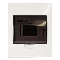 Бокс встраиваемый STEKKER EBX50-4/06-50 6 модулей, пластик, серия ArcaLight 50509