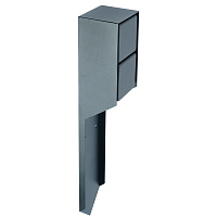 Розетка уличная Feron TM201, 220-230V, 16A, IP44, 70*60*380мм, черный 52185