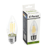 Лампа светодиодная Feron LB-66 Свеча E27 7W 230V 4000K 38271 Лампа светодиодная Feron LB-66 Свеча E27 7W 230V 4000K 38271