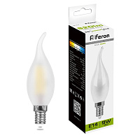 Лампа светодиодная Feron LB-74 Свеча на ветру E14 9W 230V 4000K 25961 Лампа светодиодная Feron LB-74 Свеча на ветру E14 9W 230V 4000K 25961