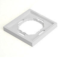 Рамка STEKKER, PFR00-5001-01 1-местная, серия Эмили, белый фарфор, soft touch 49884 Рамка STEKKER, PFR00-5001-01 1-местная, серия Эмили, белый фарфор, soft touch 49884