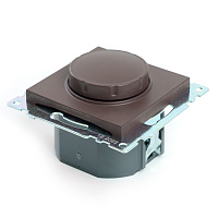 Выключатель диммирующий TRIAC(механизм), STEKKER GLS10-7106-04, 250V, 500W, серия Катрин, шоколад 49017 Выключатель диммирующий TRIAC(механизм), STEKKER GLS10-7106-04, 250V, 500W, серия Катрин, шоколад 49017